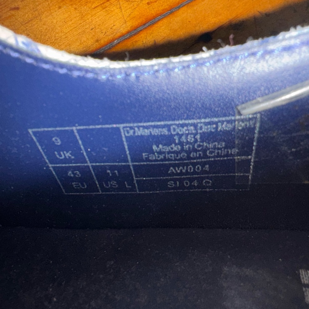 rare dr martens blue bird loafers - Picture 6 of 8